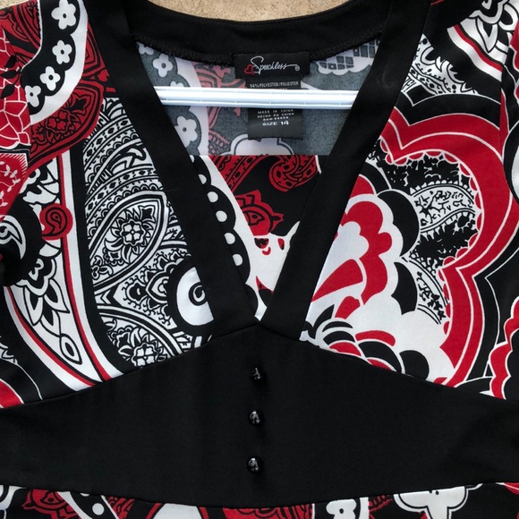 Speechless short sleeve vneck dress - Picture 5 of 11